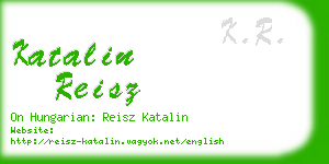 katalin reisz business card